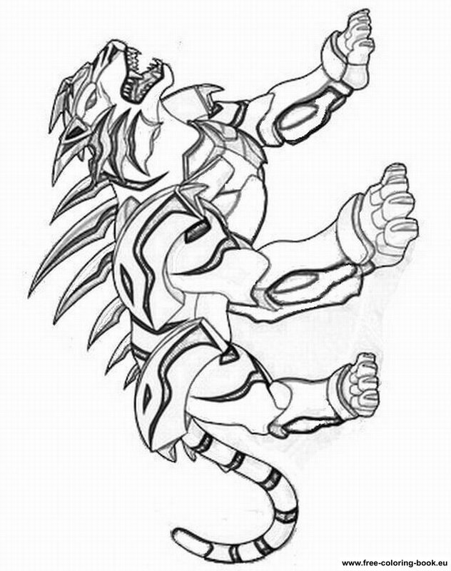 Bakugan Battle Brawlers Free Coloring Pages