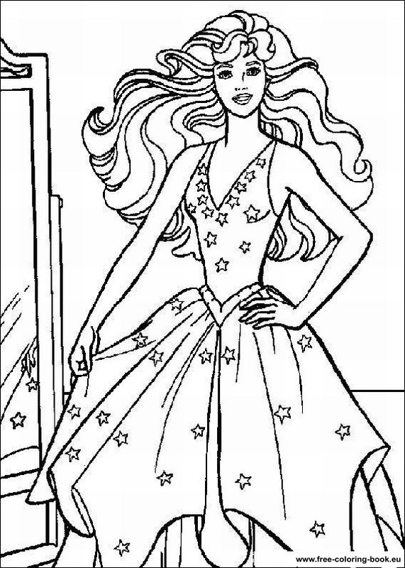 Coloring pages Barbie - Page 2 - Printable Coloring Pages Online