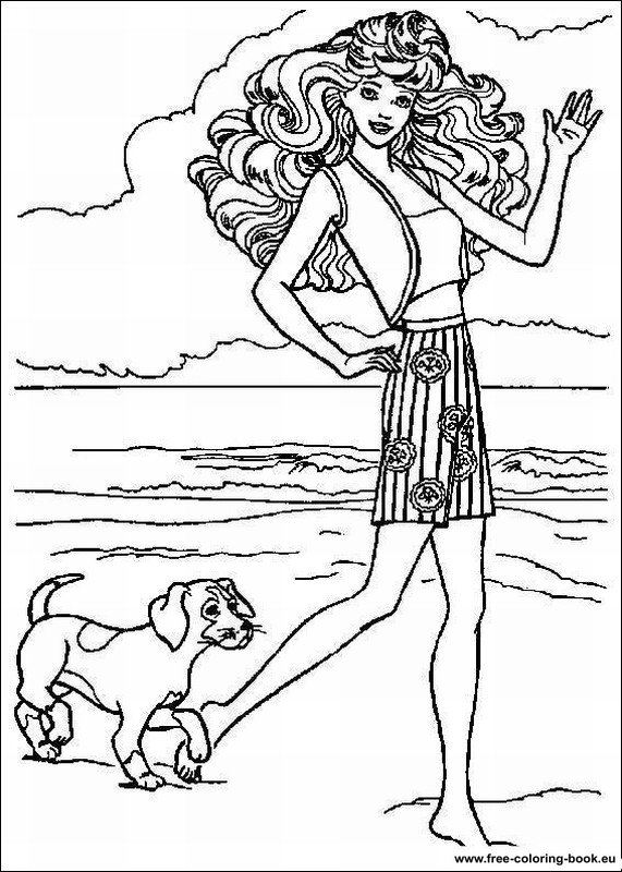 Coloring pages Barbie - Page 2 - Printable Coloring Pages Online