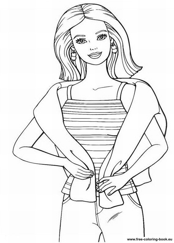 Coloring pages Barbie - Page 2 - Printable Coloring Pages Online