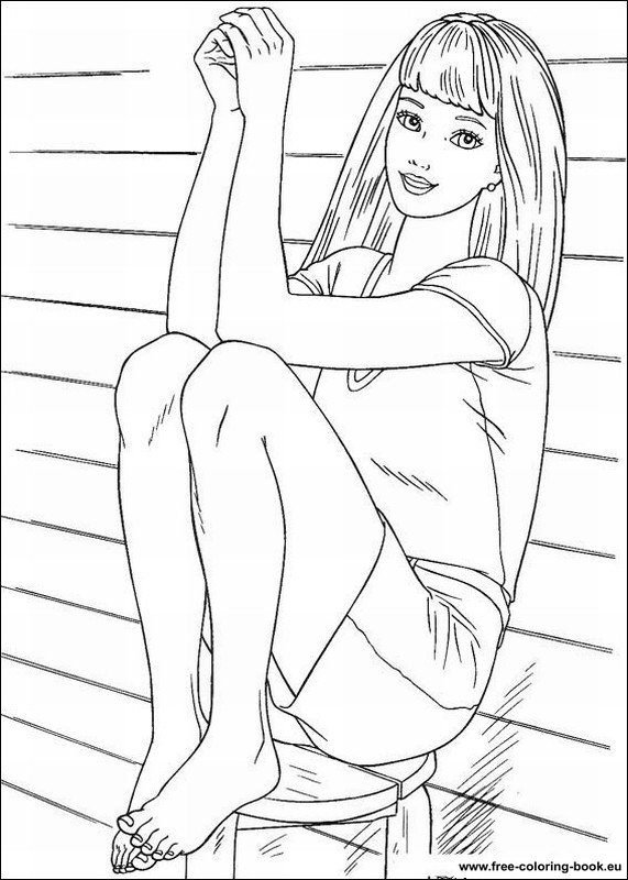 Coloring pages Barbie - Page 2 - Printable Coloring Pages Online