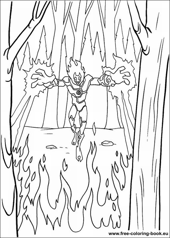 Coloring pages Ben 10 - page 3 - Printable Coloring Pages Online