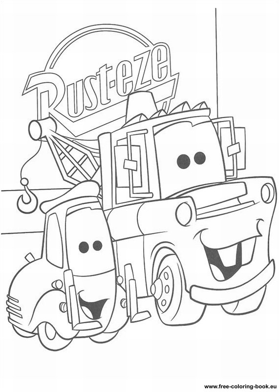 Coloring pages Cars Disney Pixar - Page 1 - Printable Coloring Pages Online