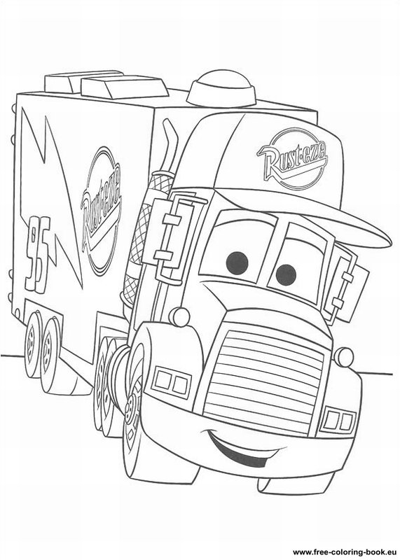 Coloring pages Cars Disney Pixar - Page 1 - Printable Coloring Pages Online