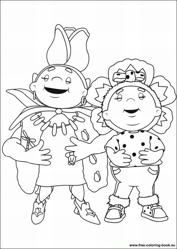 Coloring pages Fifi and the Flowertots - Printable ...