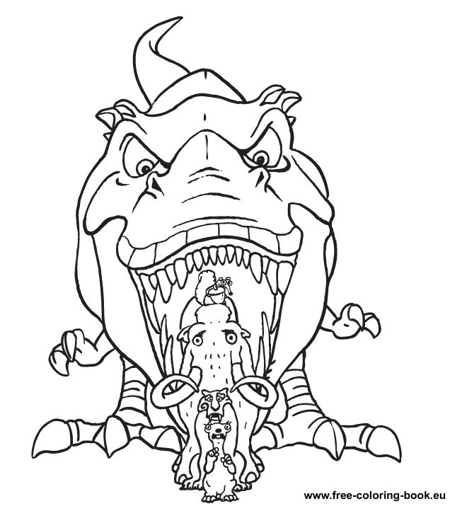 ice age coloring pages - photo #31