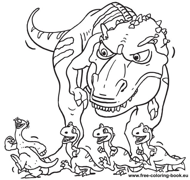 ice age 3 printable coloring pages - photo #8