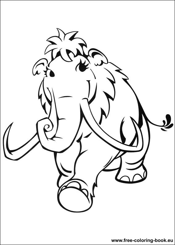 ice age 4 shira coloring pages - photo #42