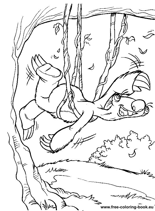 ice age 2 coloring pages - photo #9