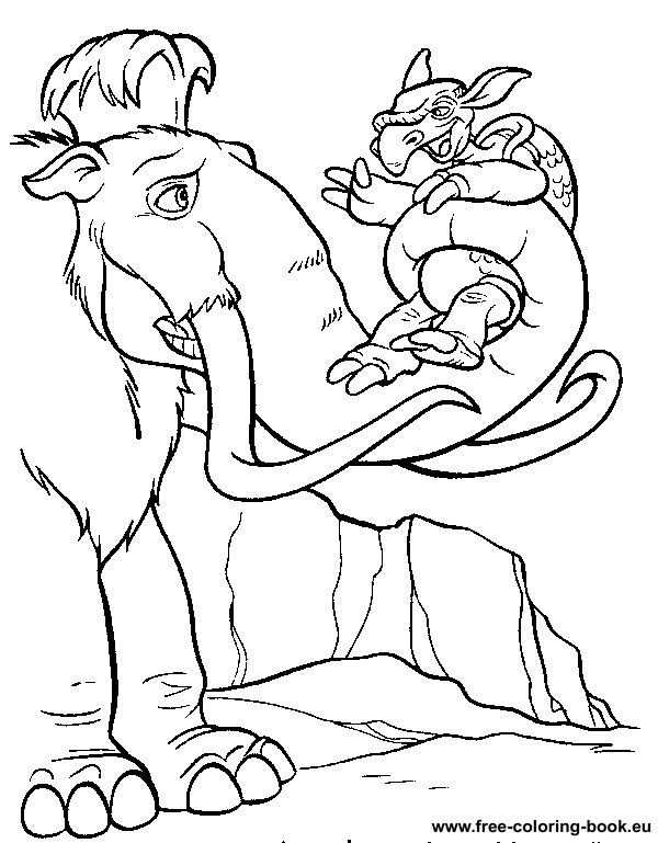 ice age coloring pages to print - photo #24