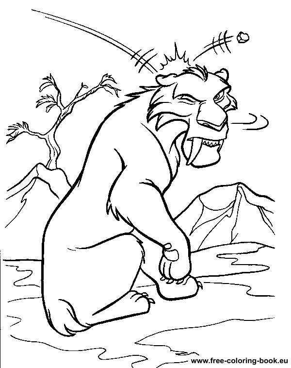 ice age coloring pages to print - photo #23