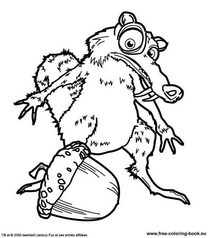 ice age coloring pages to print - photo #29