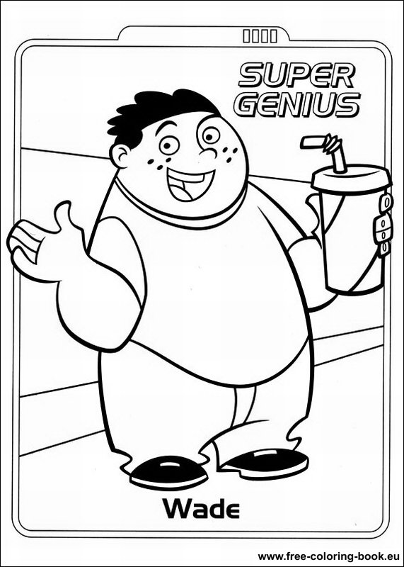 Coloring pages Kim Possible - Printable Coloring Pages Online