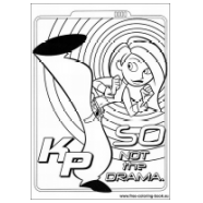 Coloring pages Kim Possible - Printable Coloring Pages Online