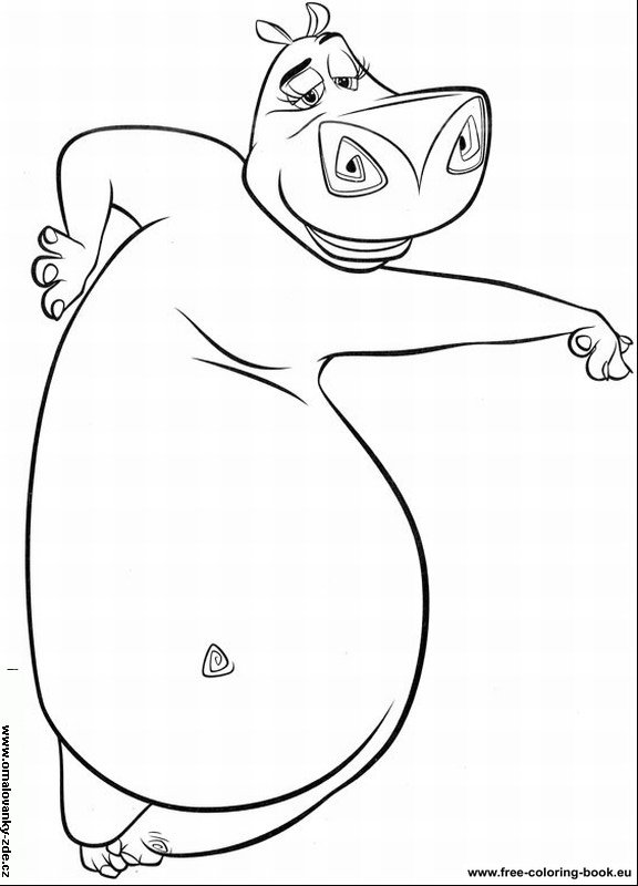 madagascar coloring book pages - photo #42