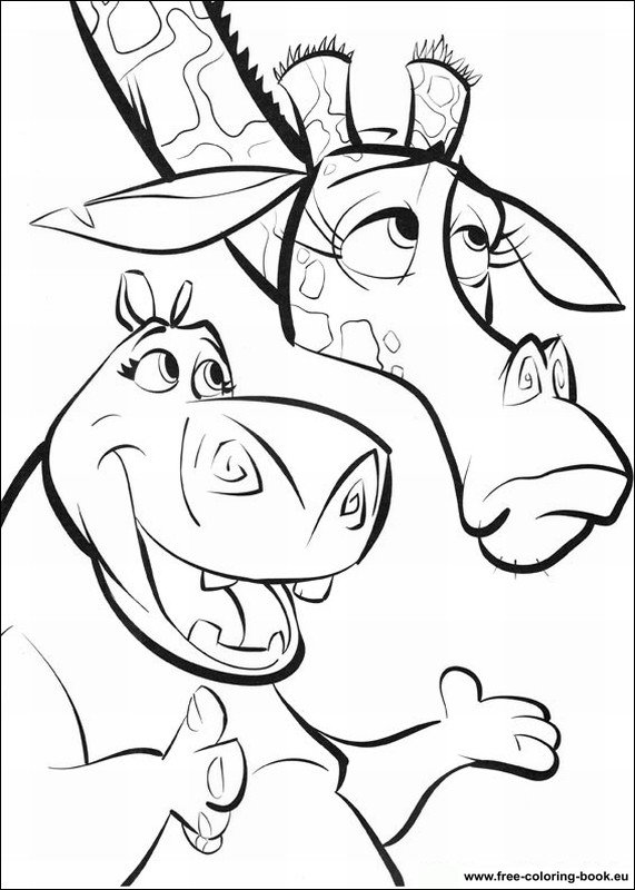 madagascar online coloring pages - photo #49