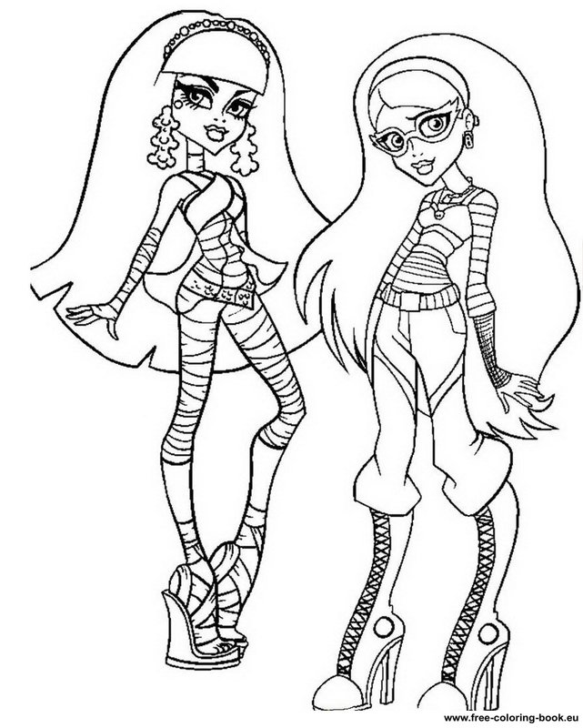 Coloring pages Monster High - Page 1 - Printable Coloring Pages Online