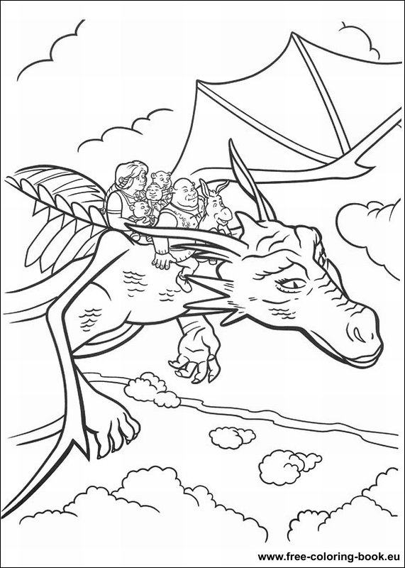 Coloring pages Shrek - Page 4 - Printable Coloring Pages Online