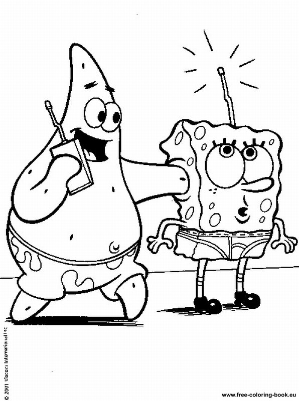 Coloring pages SpongeBob - Page 1 - Printable Coloring ...