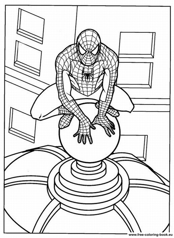 Coloring pages Spiderman   Page 1   Printable Coloring Pages Online