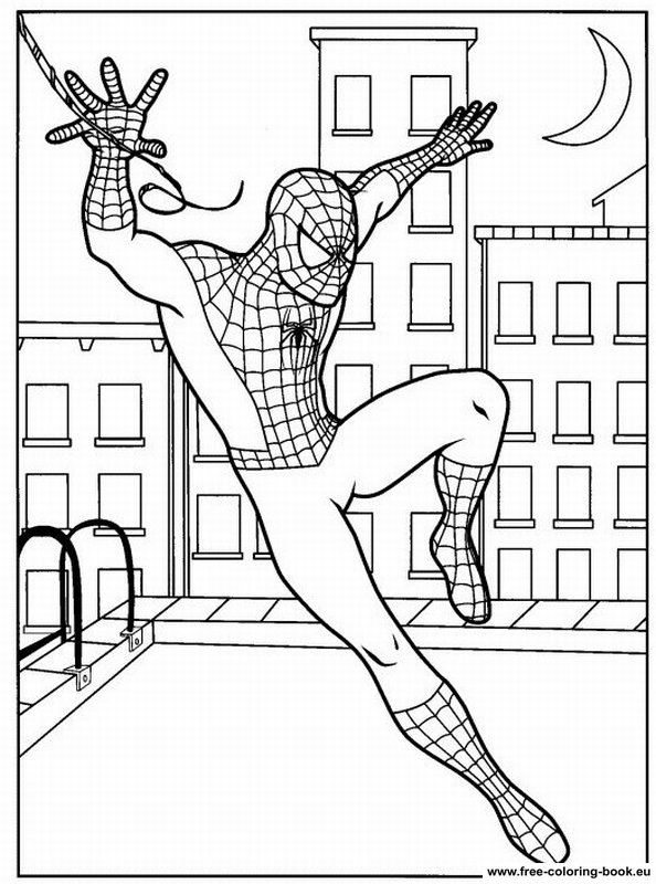 Coloring pages Spiderman  Page 1  Printable Coloring Pages Online