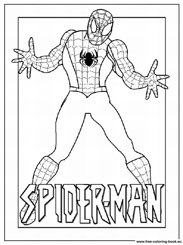 Coloring pages Spiderman Page 2 Printable Coloring Pages Online