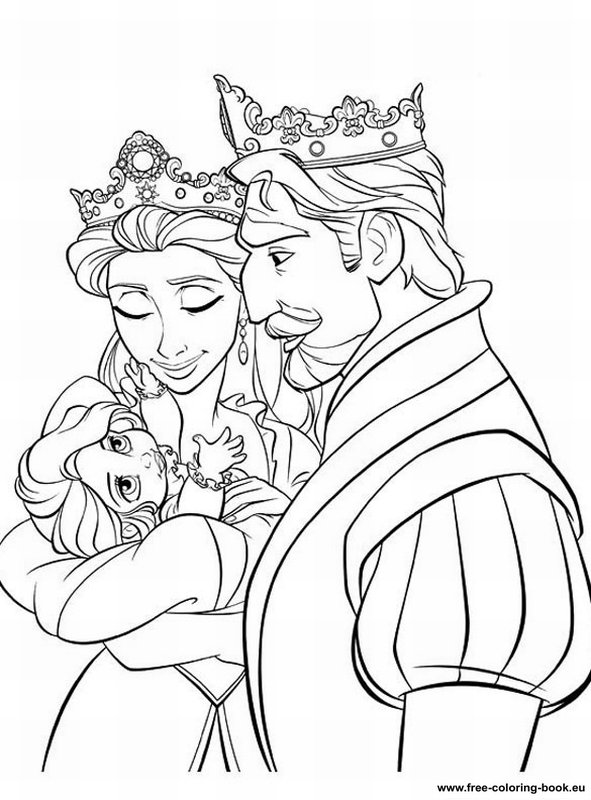 tangled coloring pages disney - photo #36