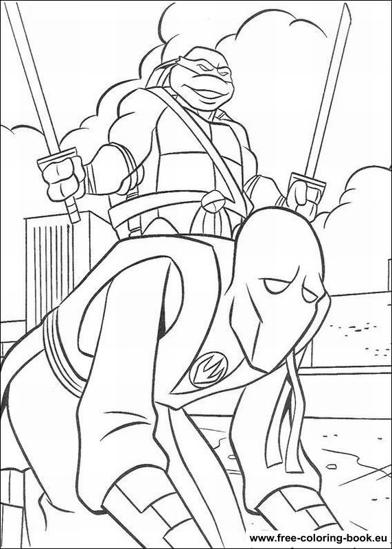 Coloring pages Teenage Mutant Ninja Turtles (TMNT) - Page ...