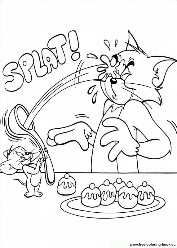 Coloring pages Tom and Jerry - Page 1 - Printable Coloring ...