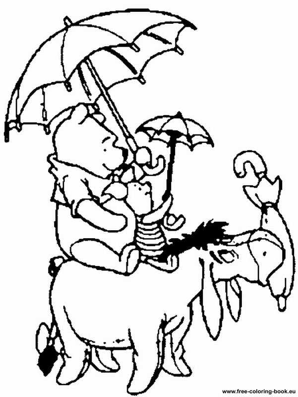 rabbit from winnie the pooh coloring pages - photo #40