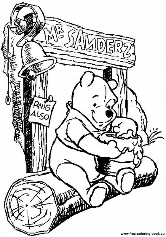 coloring pages winnie the pooh  page 7  printable